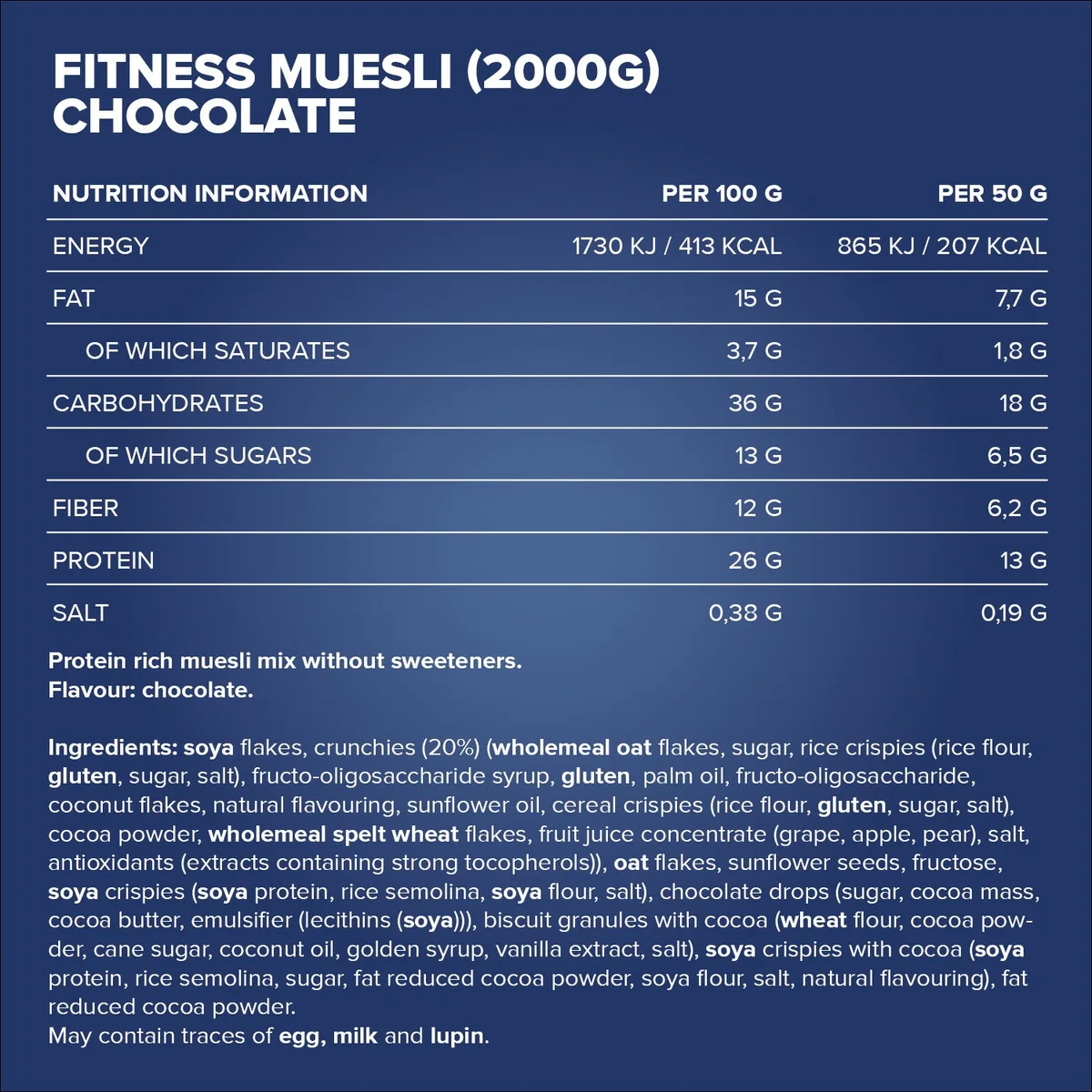 Fitness Müsli (2000g) - Chocolate – Bild 5