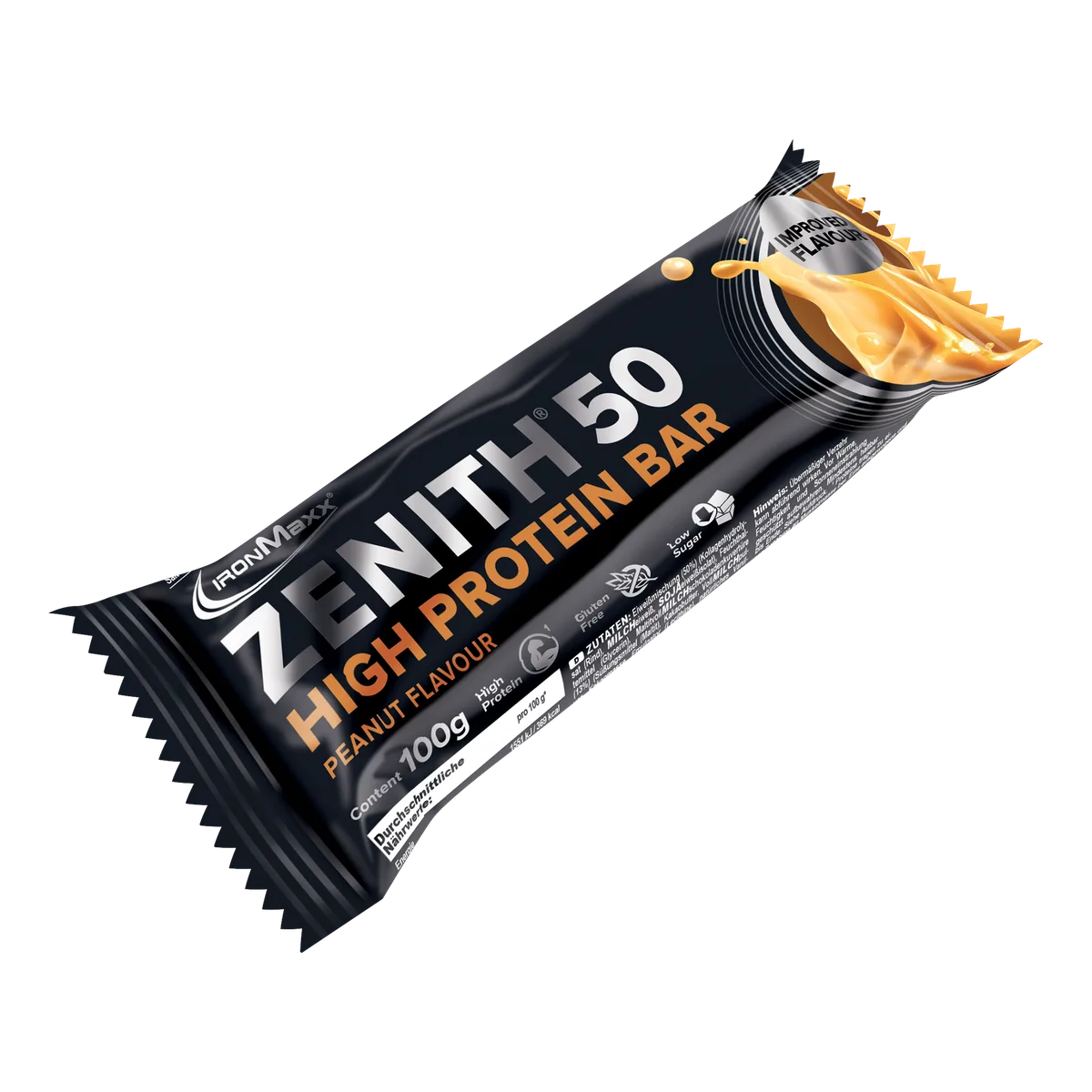 ZENITH® 50 Protein Riegel (100g) - Erdnuss