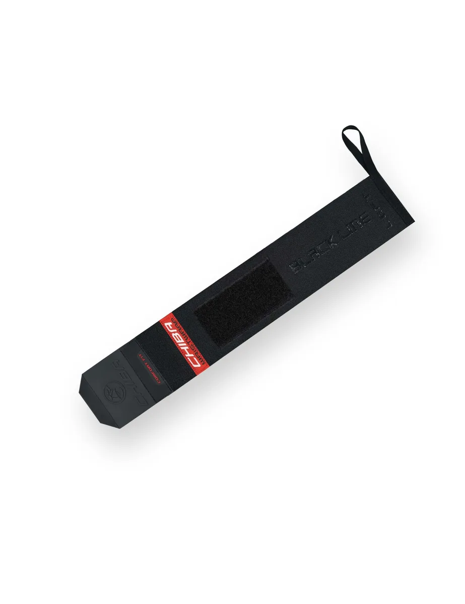 Chiba 40426 Erwachsene Handgelenksbandag Line, schwarz, One Size