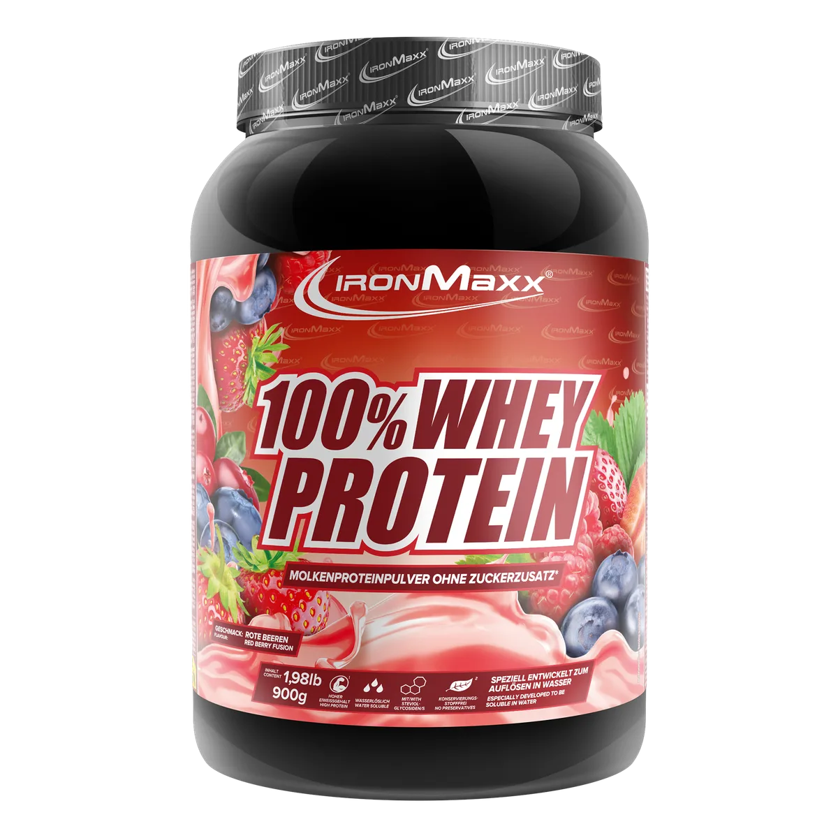 100% Whey Protein (900g) - Red Berry Fusion