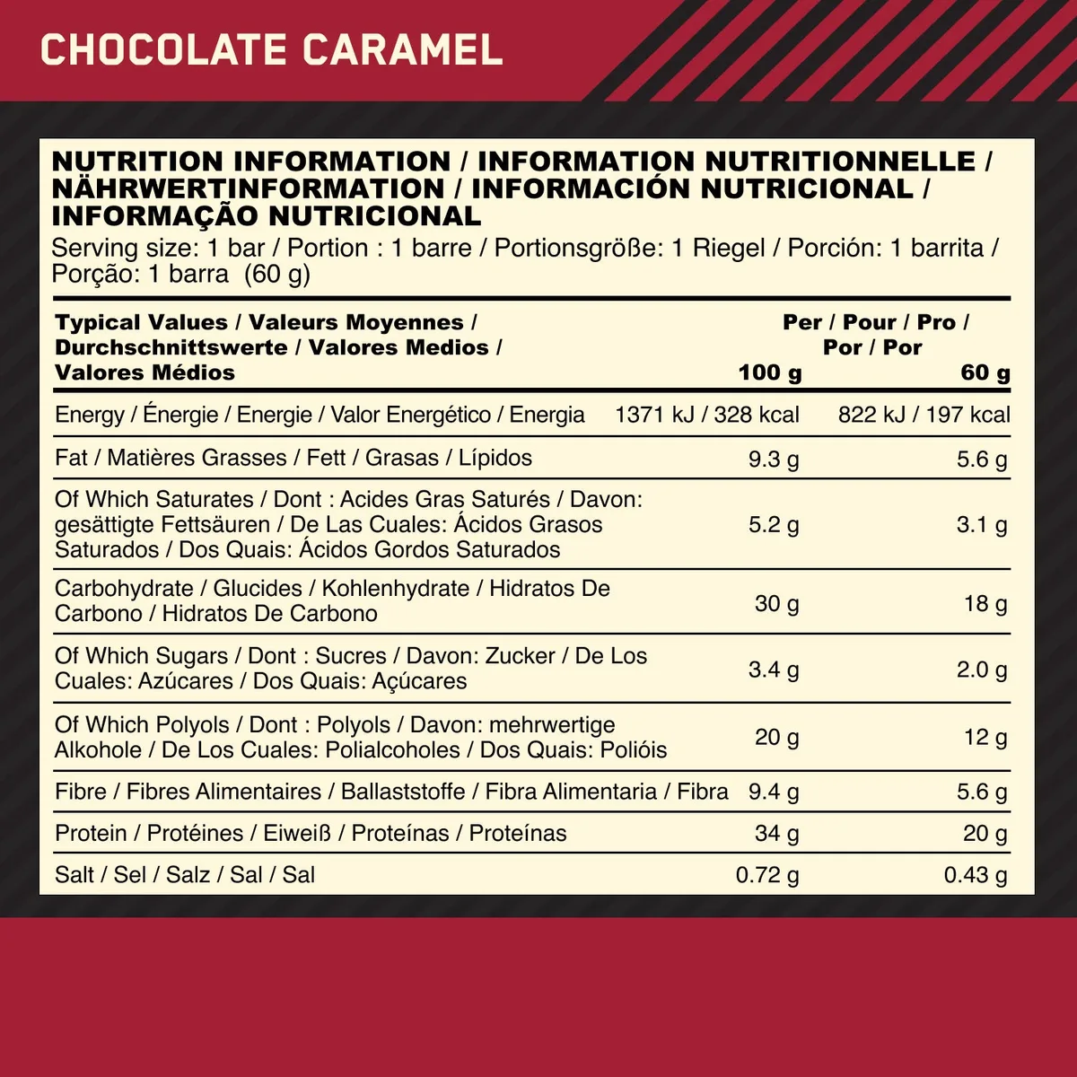 Whipped Protein Bar (10x60g) Chocolate Caramel – Bild 4