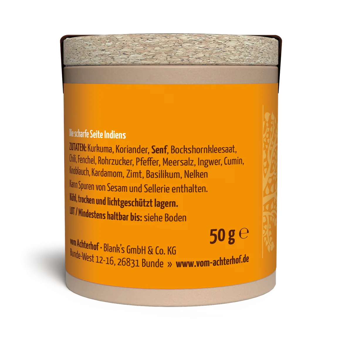 Curry Indisch Gewürzzubereitung (50g) – Bild 2