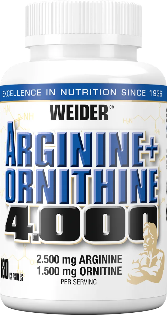 Arginine + Ornithine 4.000 (180 Kapseln)