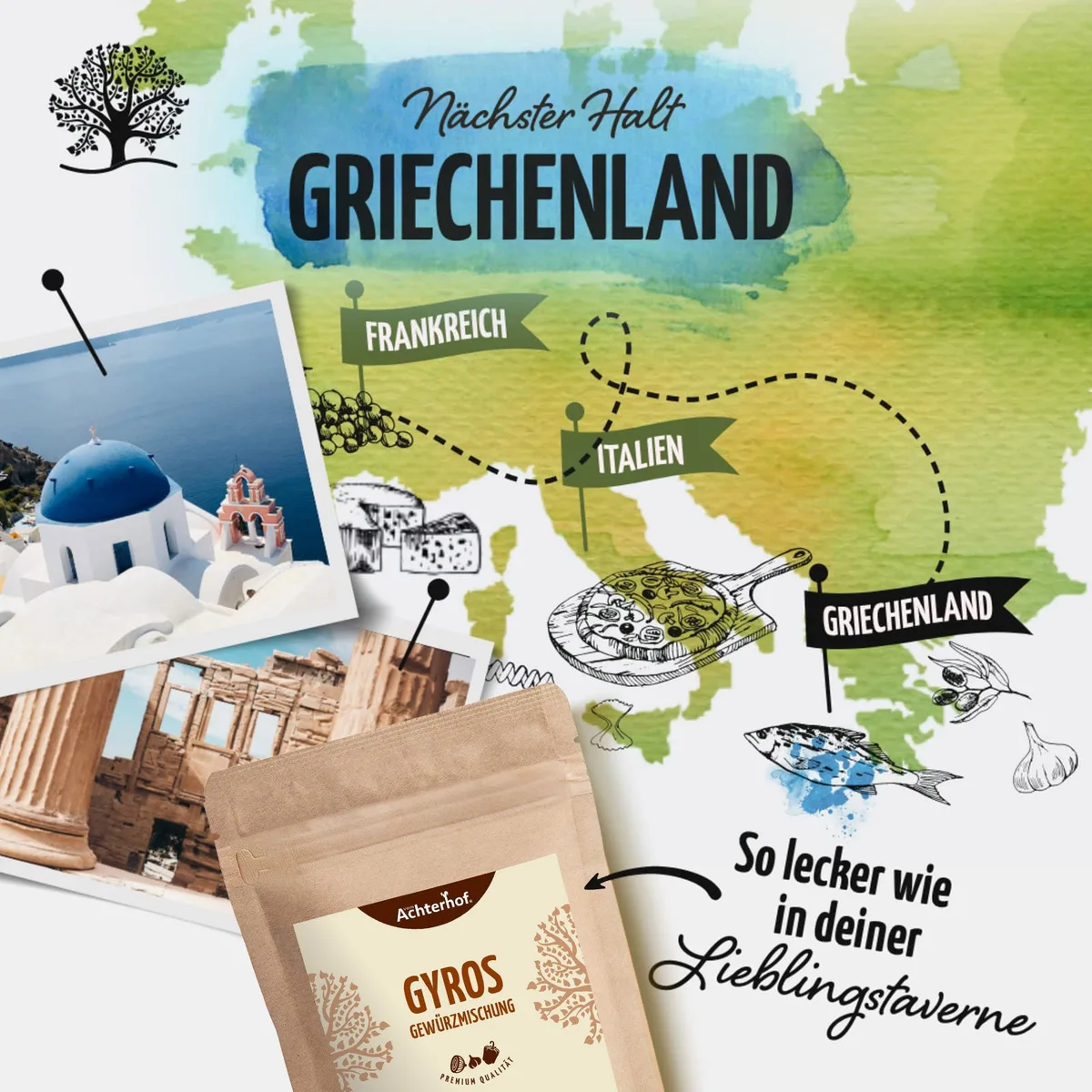 Gyros Gewürzmischung (100g) – Bild 2