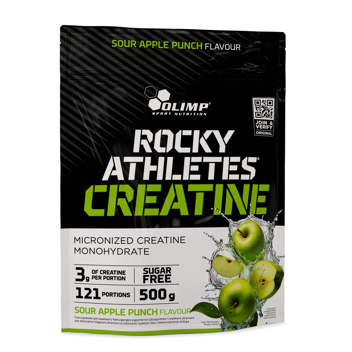 Rocky Athletes Creatine (500g) Citrus Lemon – Bild 2