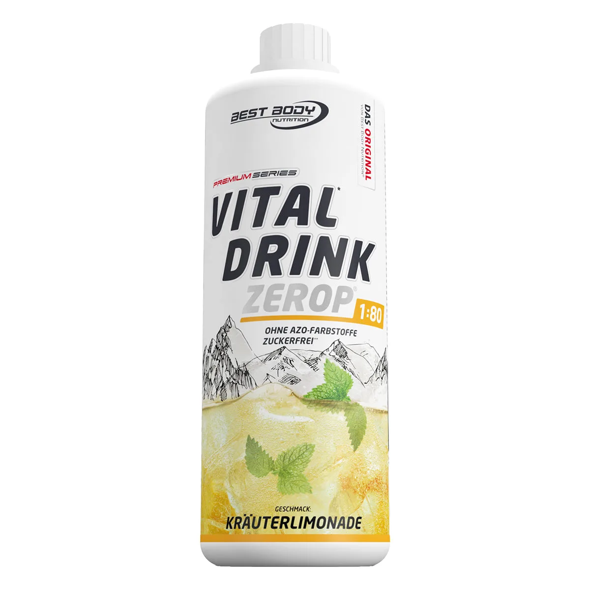 Vital Drink Zerop (1000ml) Grüntee Limette