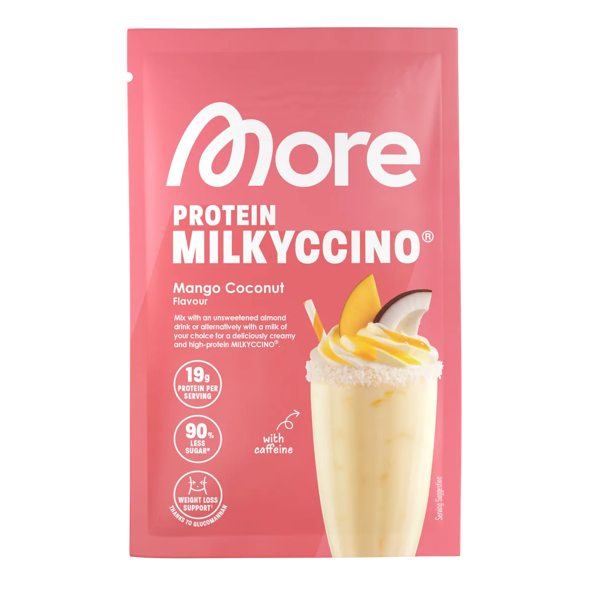 More Protein Milkyccino® Mango Coconut / 25g Probe – Bild 4
