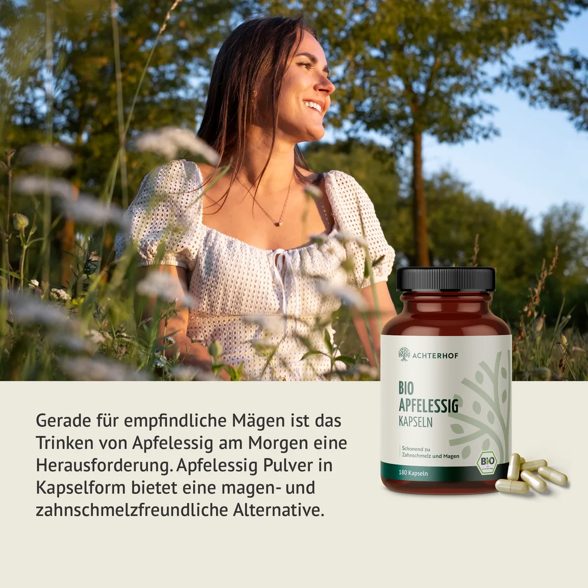 Bio Apfelessig Kapseln (180 Kapseln) – Bild 3