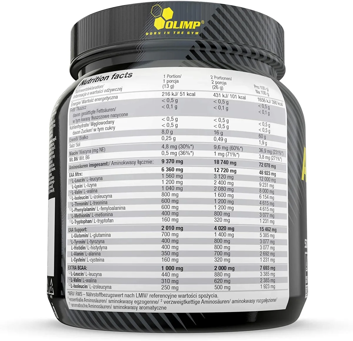 Amino EAA Xplode (520g) Ice Tea Peach – Bild 6