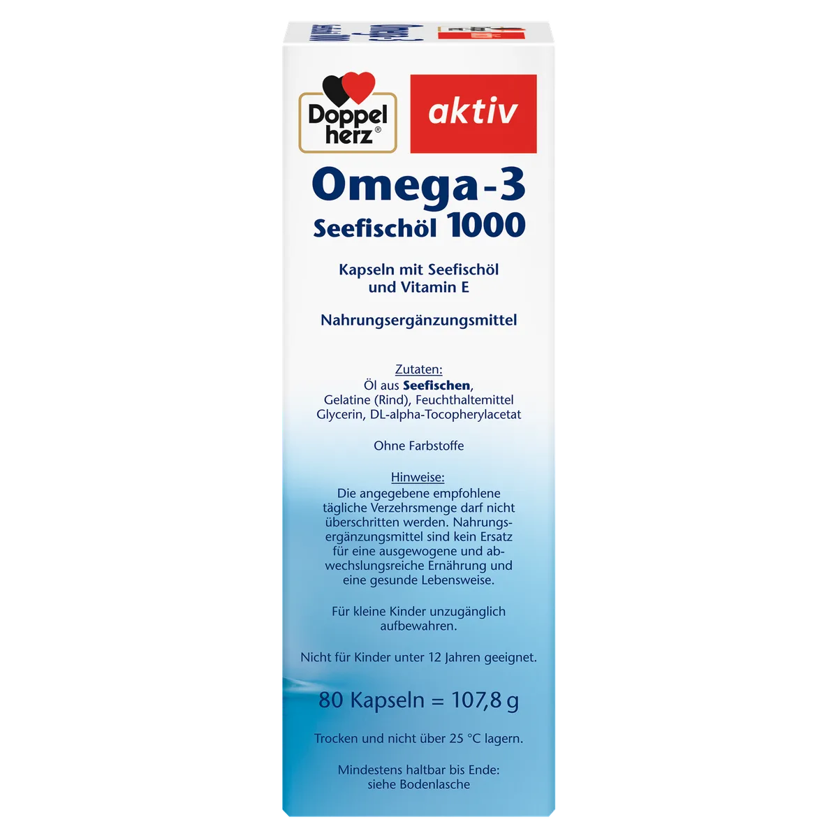 Seefischöl Omega3 1000 (80 Kapseln) – Bild 3