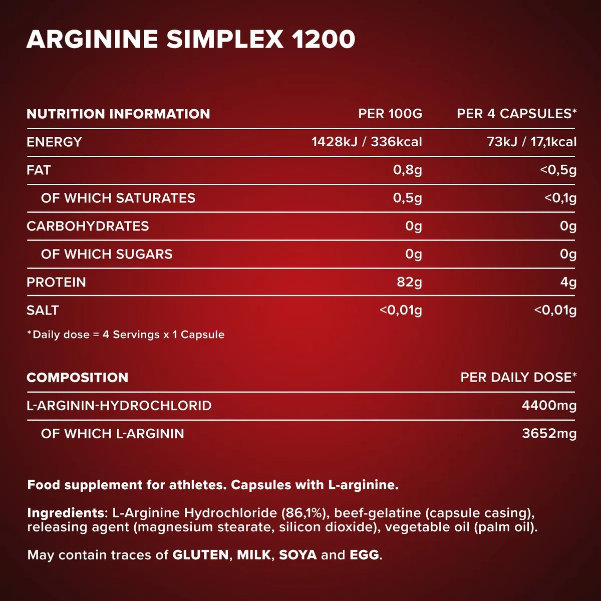 Arginin Simplex 1200 - 260 Tricaps® – Bild 4