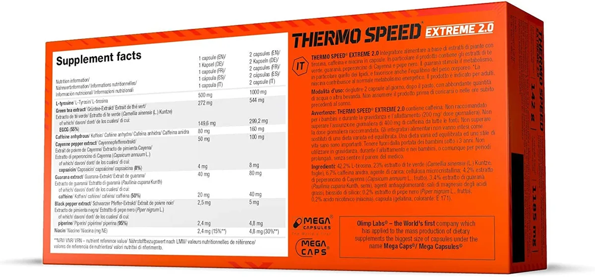 Thermo Speed® Extreme 2.0 (120 Kapseln) – Bild 2