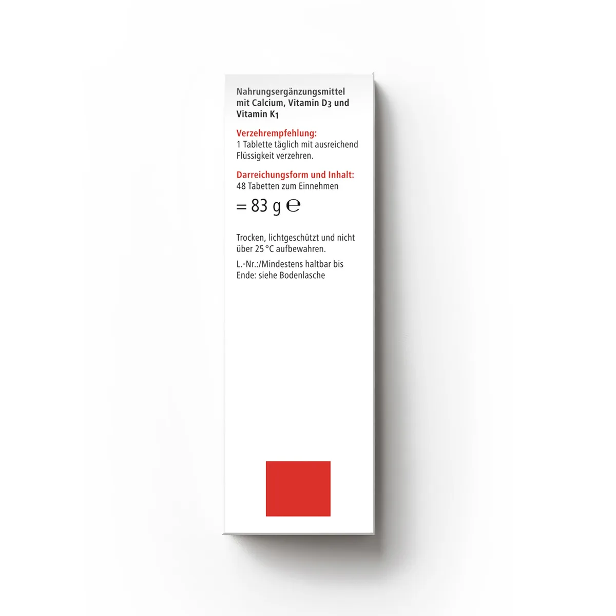 Heilusan Calcium 600 + Vitamin D3 (48 Tabletten) – Bild 4