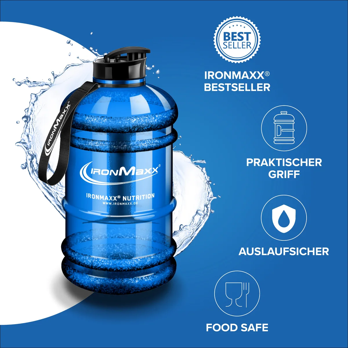 Water Gallon (2200ml) - Blau – Bild 3