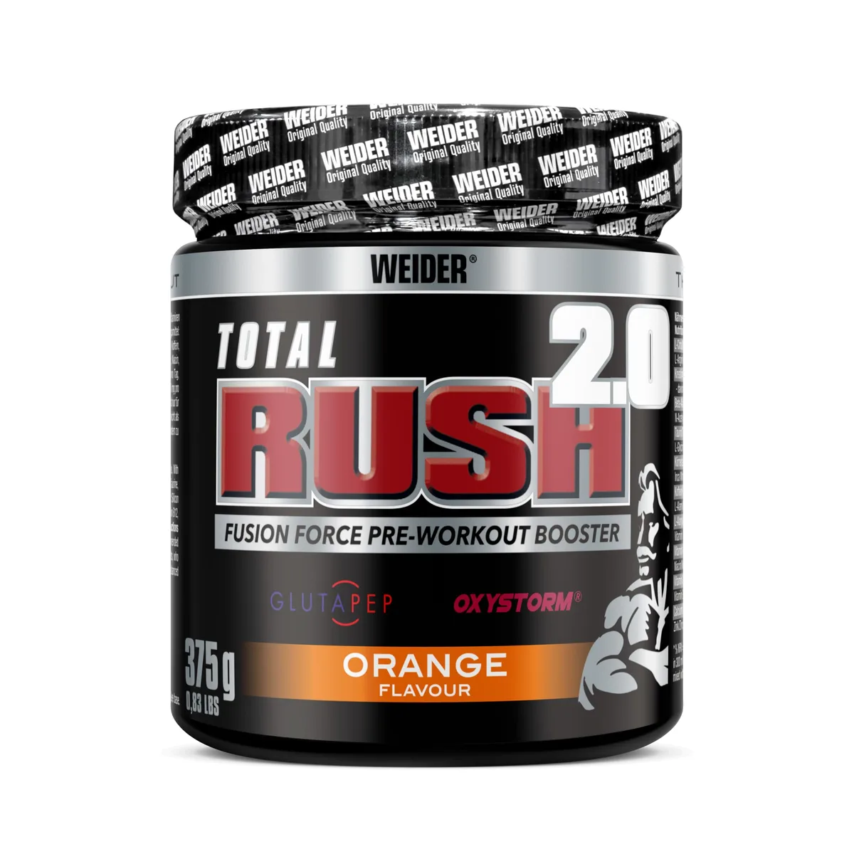 Weider - Total Rush 2.0 - Hochdosierter Pre-Workout Booster mit Kreatin und Koffein - Orange