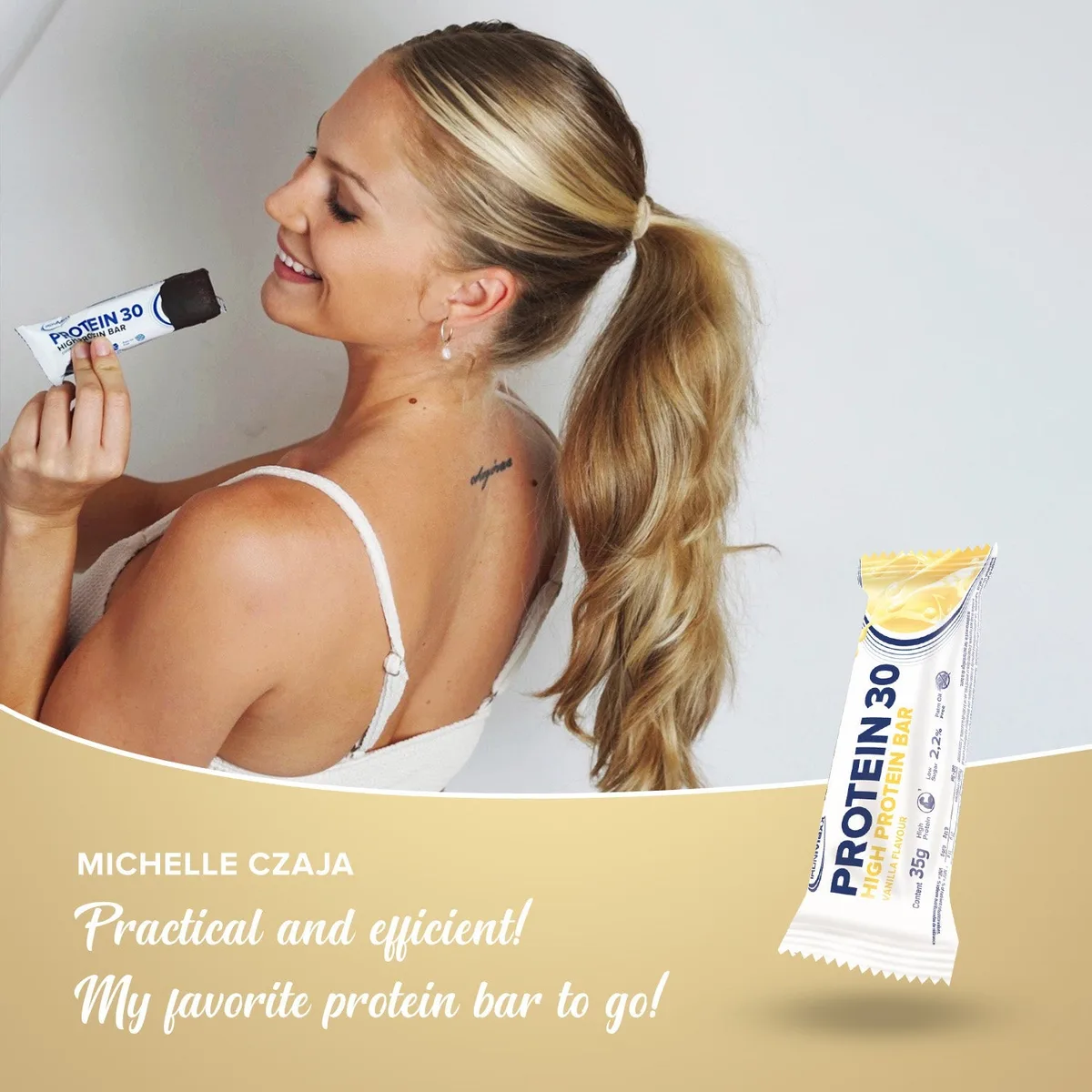 Protein 30 Protein Riegel (35g) - Vanille – Bild 5