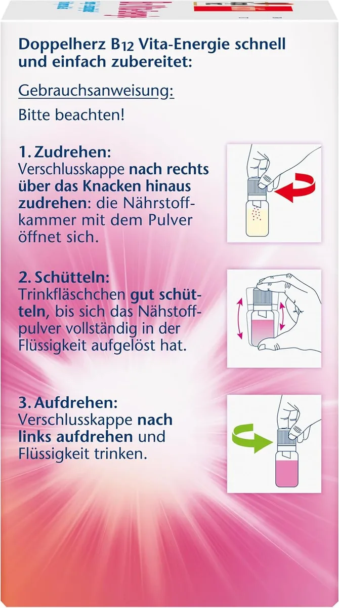 B12 Vita-Energie Trinkampullen (30x10ml) – Bild 4