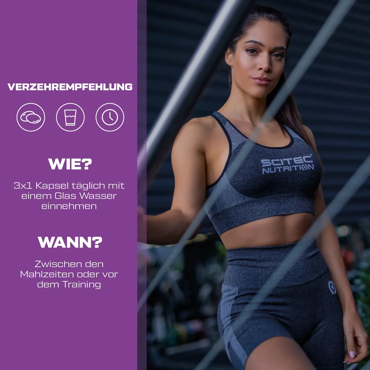 Scitec Nutrition Taurine, Nährungsergänzungsmittel kapseln mit taurin, 90 Kapseln – Bild 4