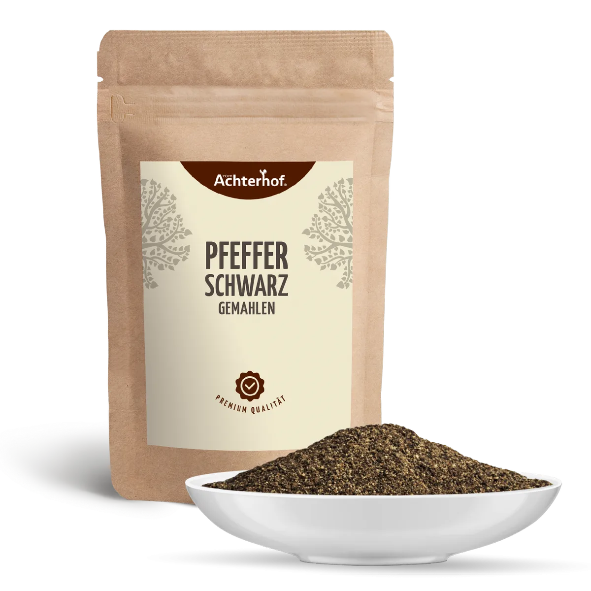 Pfeffer schwarz gemahlen (100g) – Bild 2