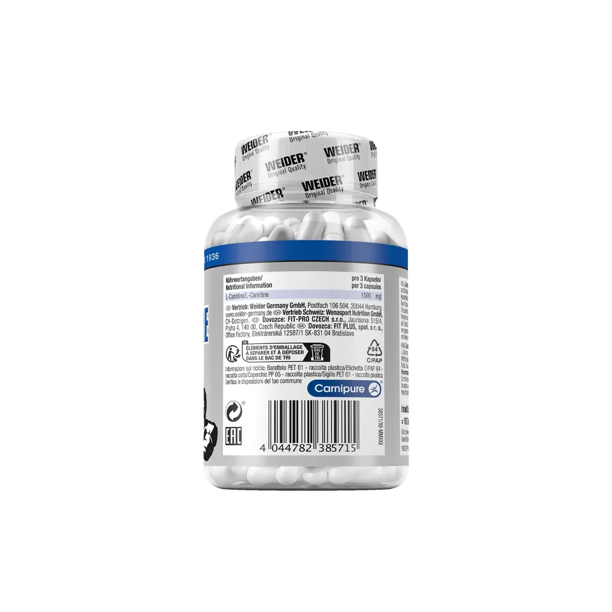 L-Carnitine Capsules 100 Kapseln – Bild 5
