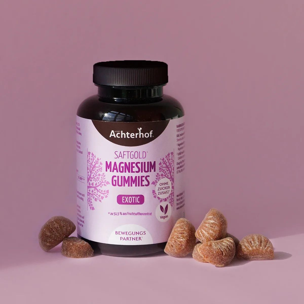 Saftgold Magnesium Gummies Exotische Früchte (60 Stück) – Bild 2