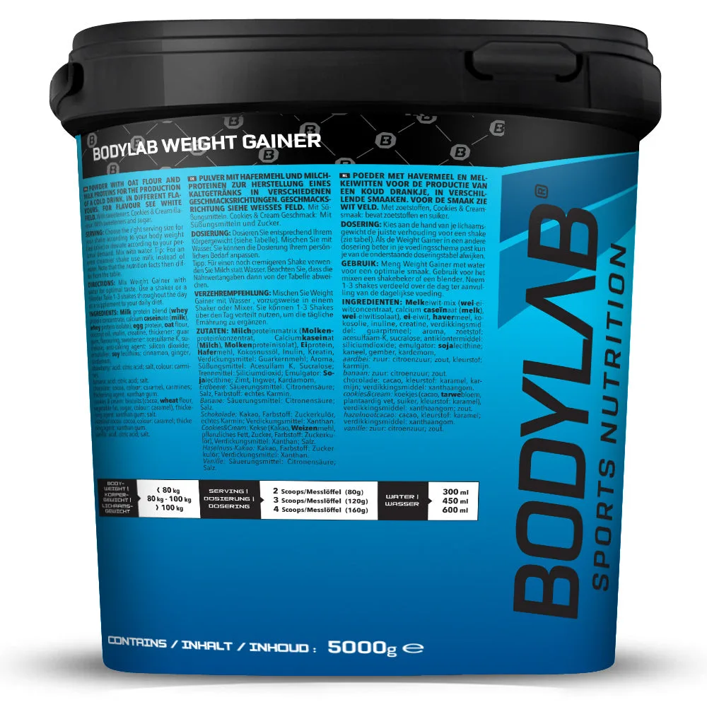 Weight Gainer (5000g) Vanille – Bild 4