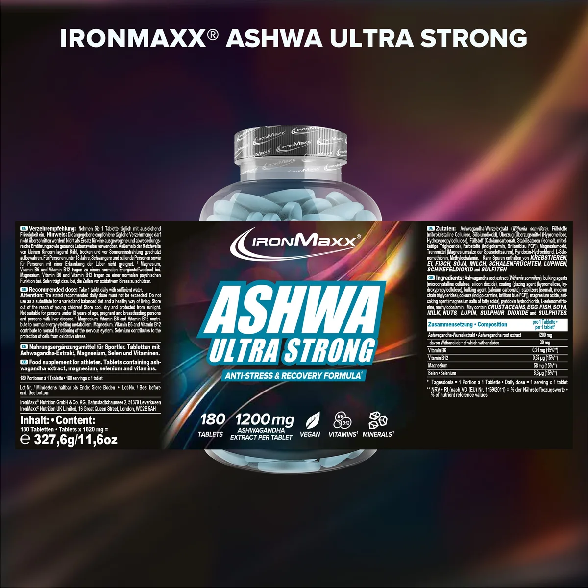 Ashwagandha Ultra Strong - 180 Tabletten – Bild 4