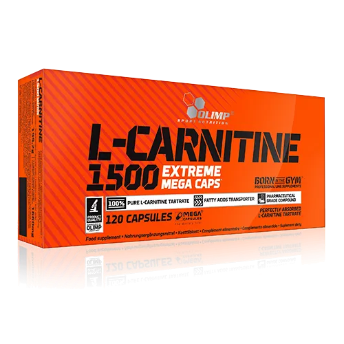 L-Carnitine 1500 Mega Caps 120.0