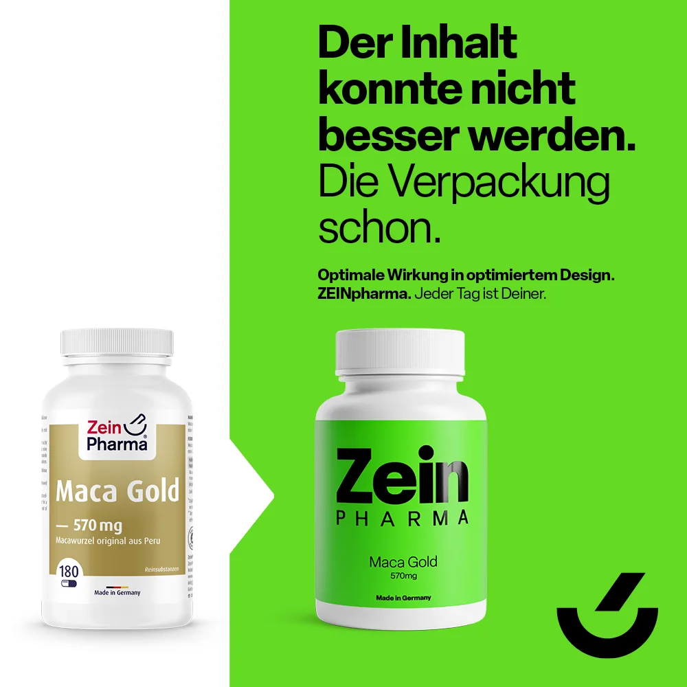 Maca Gold 570mg (180 Kapseln) – Bild 3