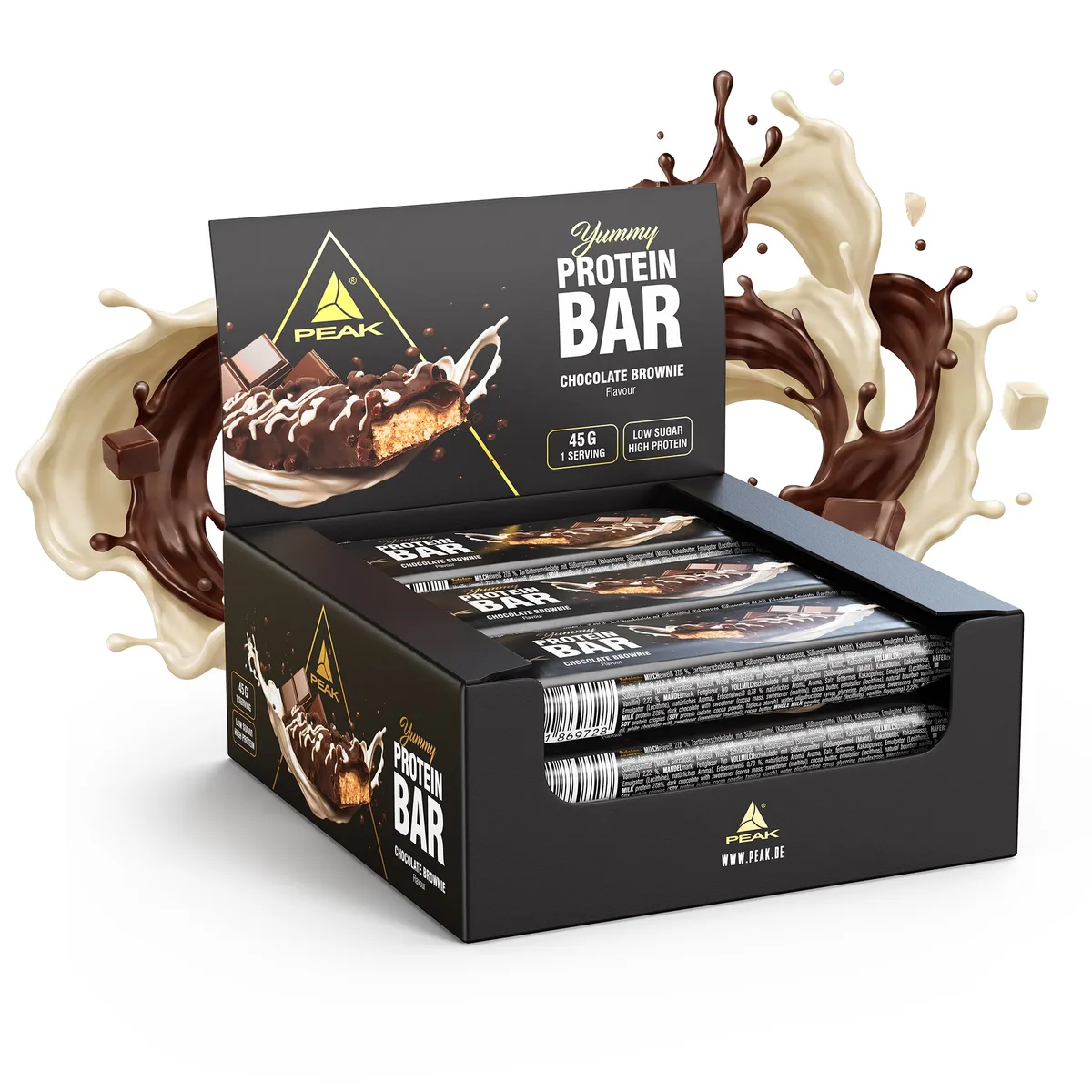 Yummy Protein Bar Display - 12 Riegel / Chocolate Brownie