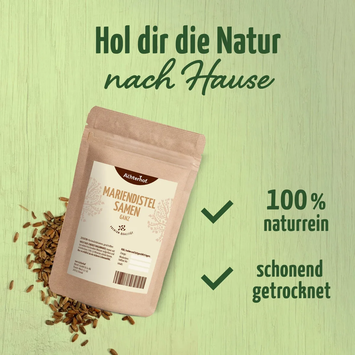 Mariendistelsamen ganz (500g) – Bild 3