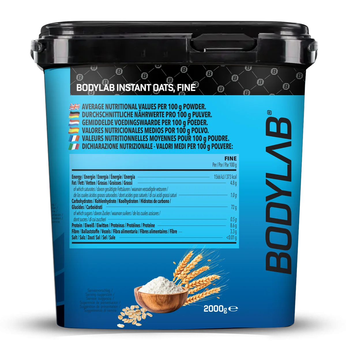 Instant Oats fine (2000g) – Bild 3