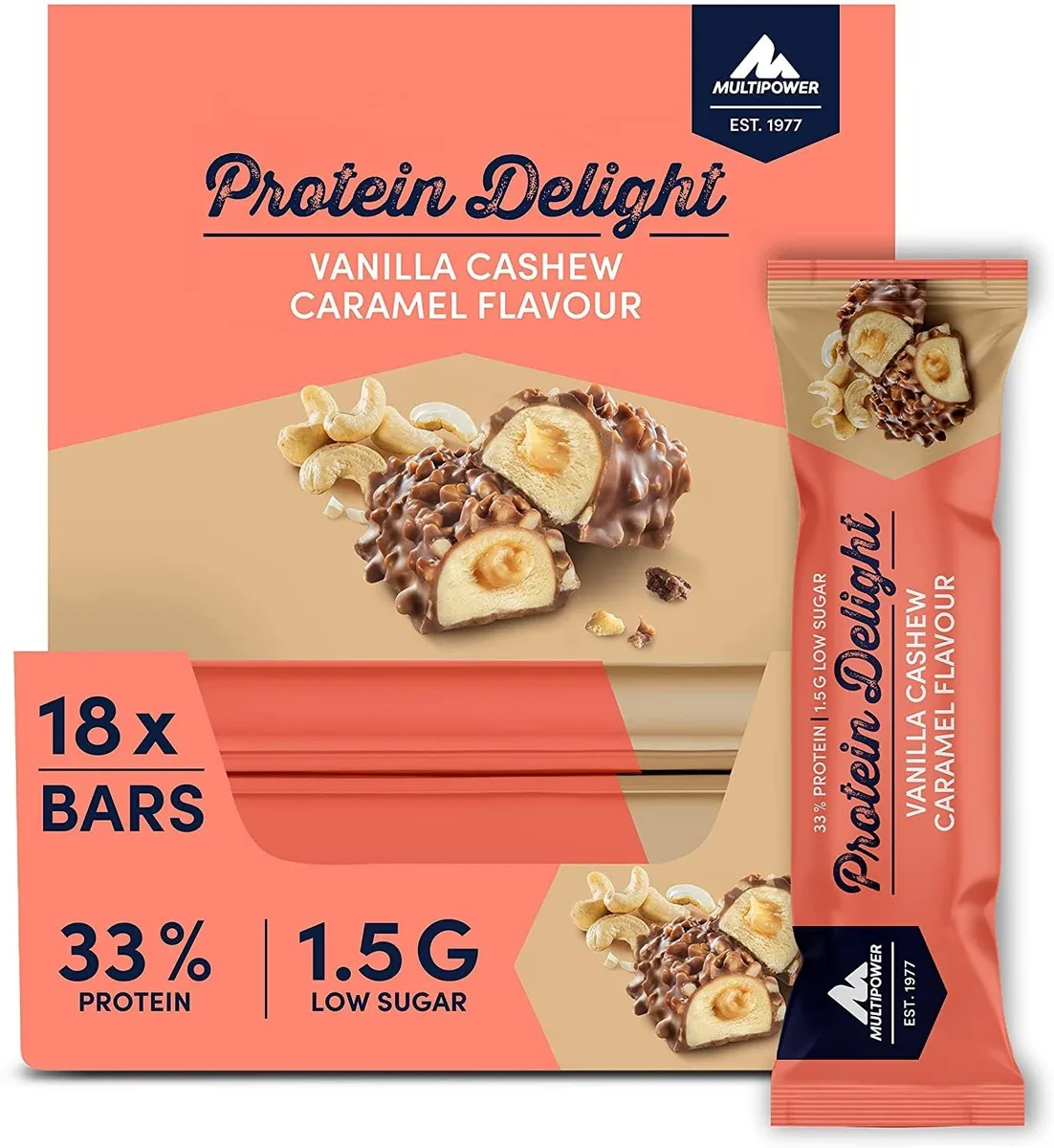 Protein Delight (18x35g) Dark Chocolate Mocha – Bild 4