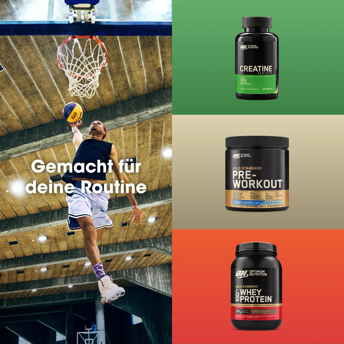 Optimum Nutrition Creatine Tabletten – 3 g Kreatinmonohydrat pro Portion zur Unterstützung der Leistungsfähigkeit bei hochintensivem Training – 60 Portionen (180 Tabletten) – Bild 7