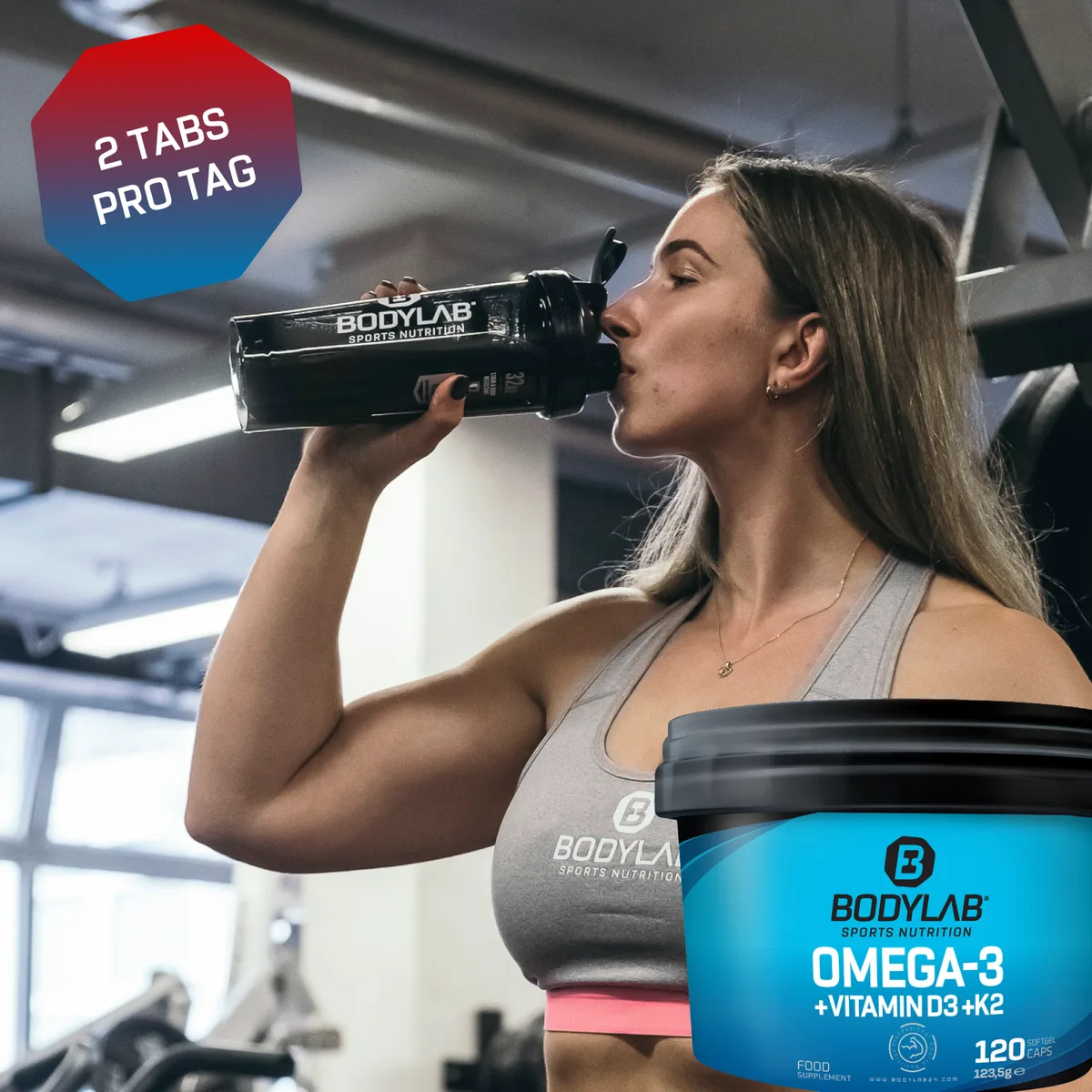 Omega-3 + Vitamin D3 + K2 Extreme (120 Kapseln) – Bild 8