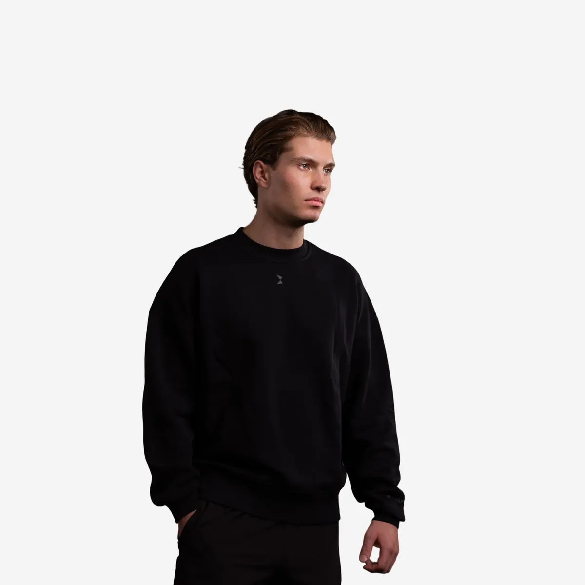 Men's Crew Neck Sweater Zwart / L – Bild 6