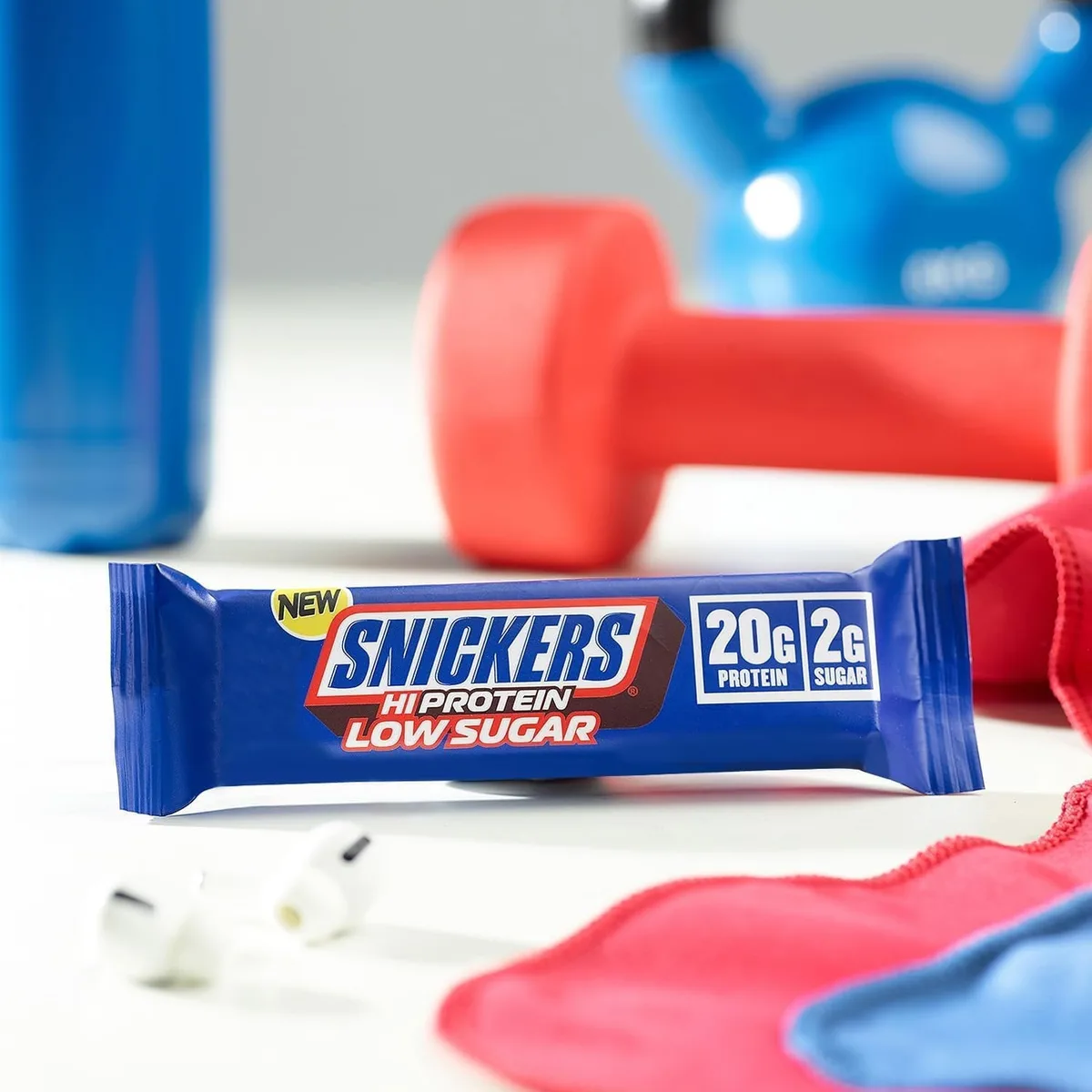 Snickers Low Sugar High Protein Bar (12x57g) White Chocolate – Bild 3