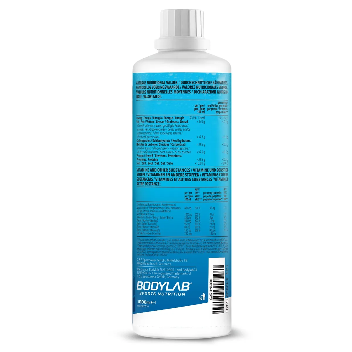 Vital Zero Drink (1000ml) Kirsche – Bild 5