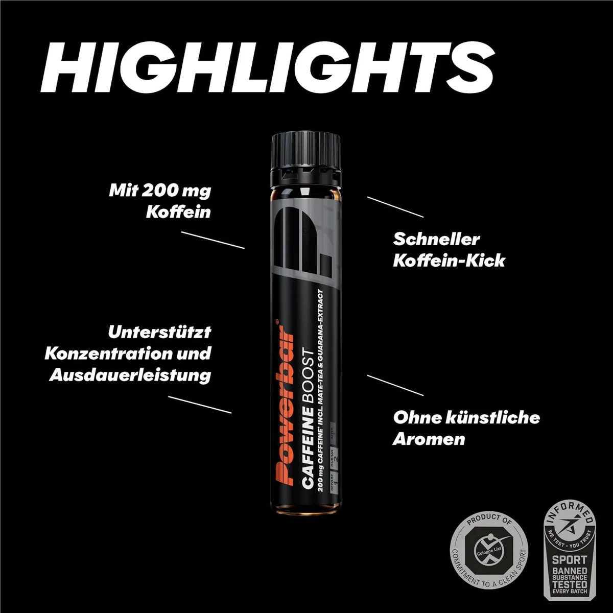 Caffeine Boost Ampullen Neutral (20x25ml) – Bild 2