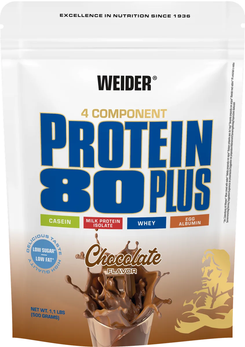 Protein 80 Plus (500g) Himbeer-Sahne – Bild 4