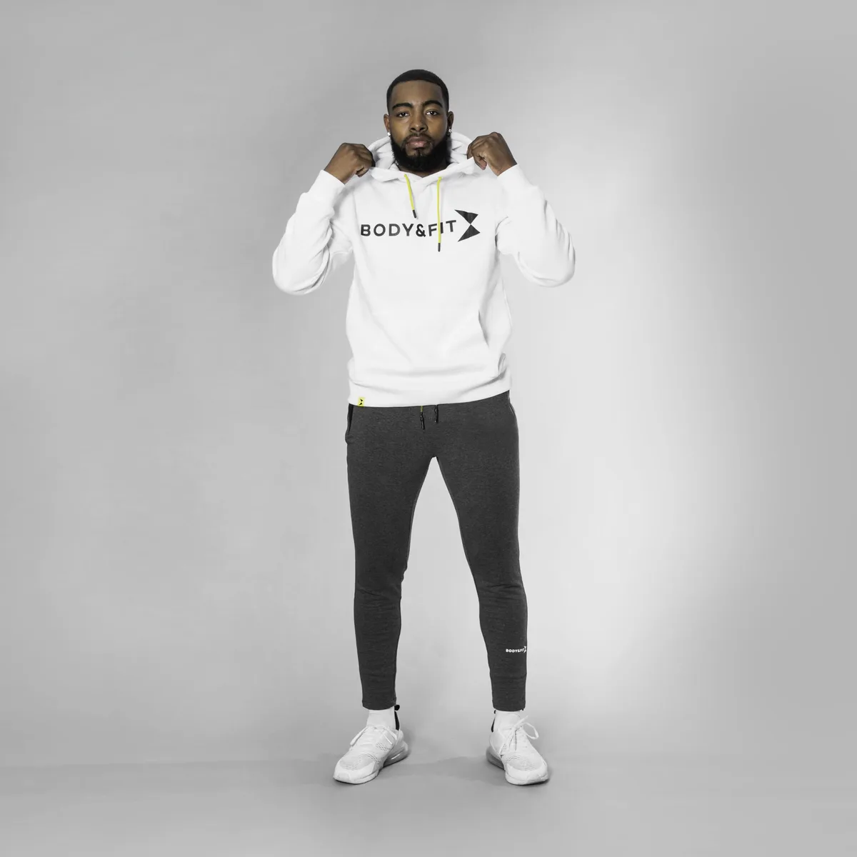 Essential cosy Hoodie Wit / XXL – Bild 7