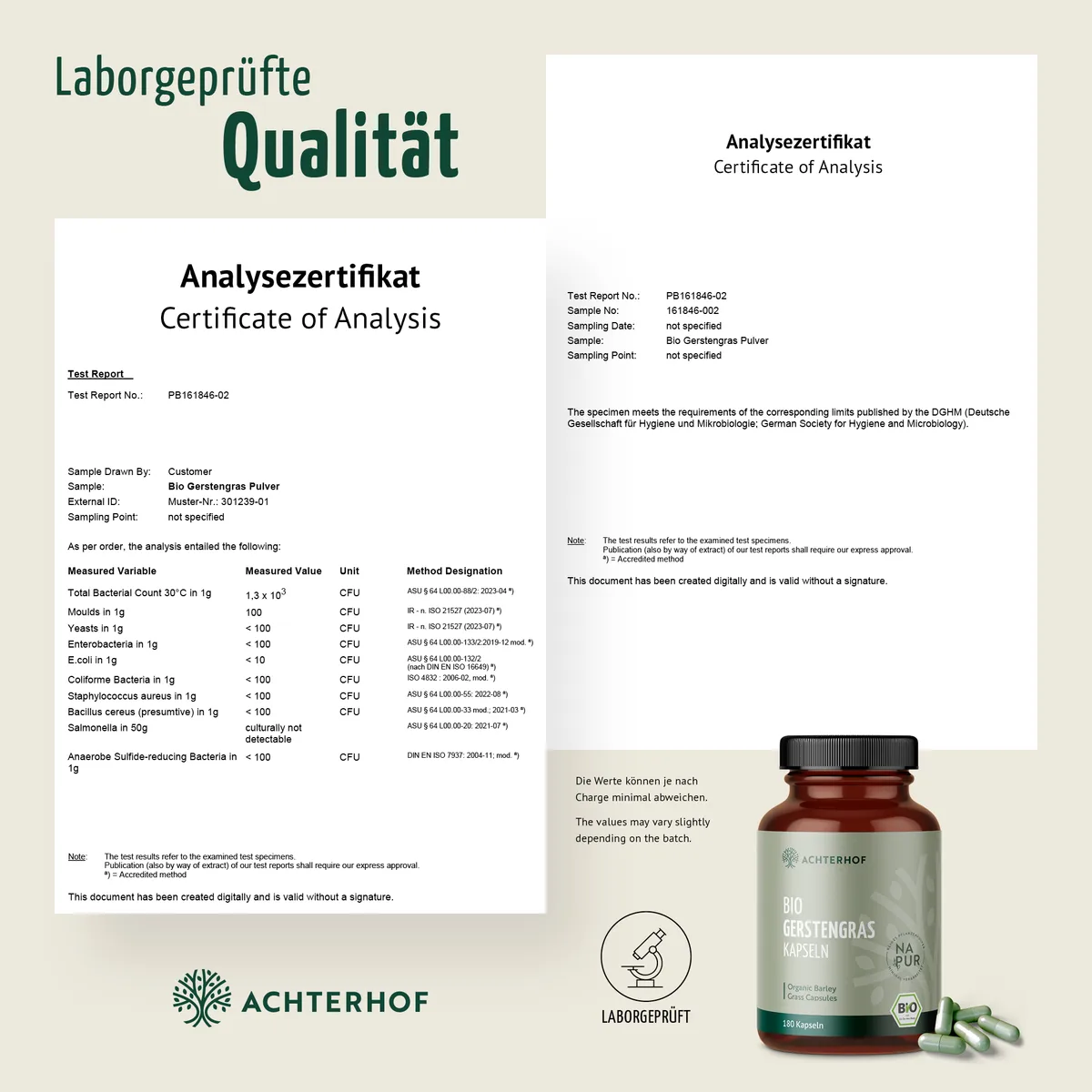 Bio Gerstengras Kapseln (180 Kapseln) – Bild 8