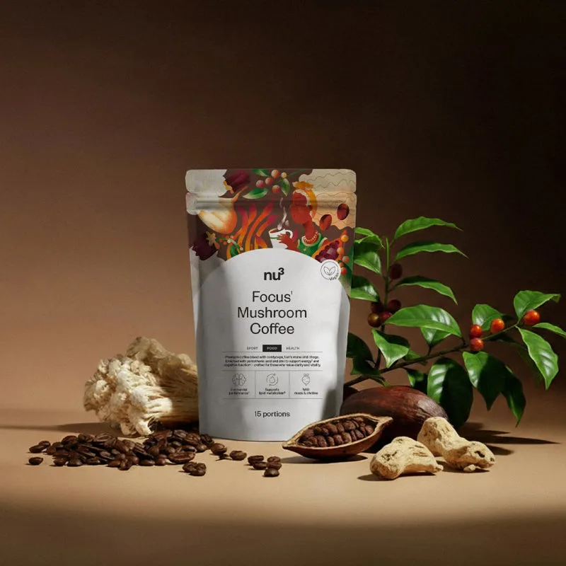 nu3 Focus¹ Mushroom Coffee Basic / 120 g