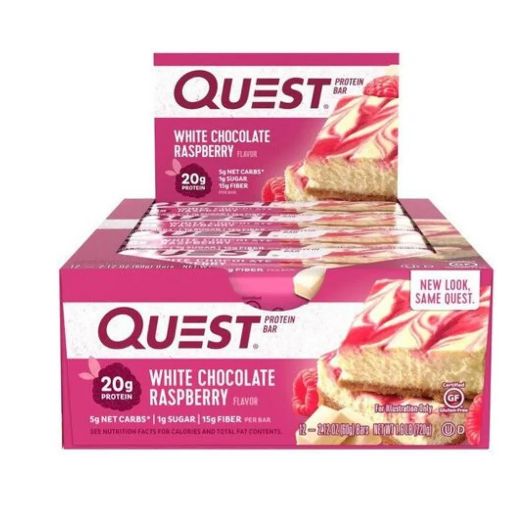 Quest Nutrition Quest Bars - 12x60g im Karton (MHD-Ware)