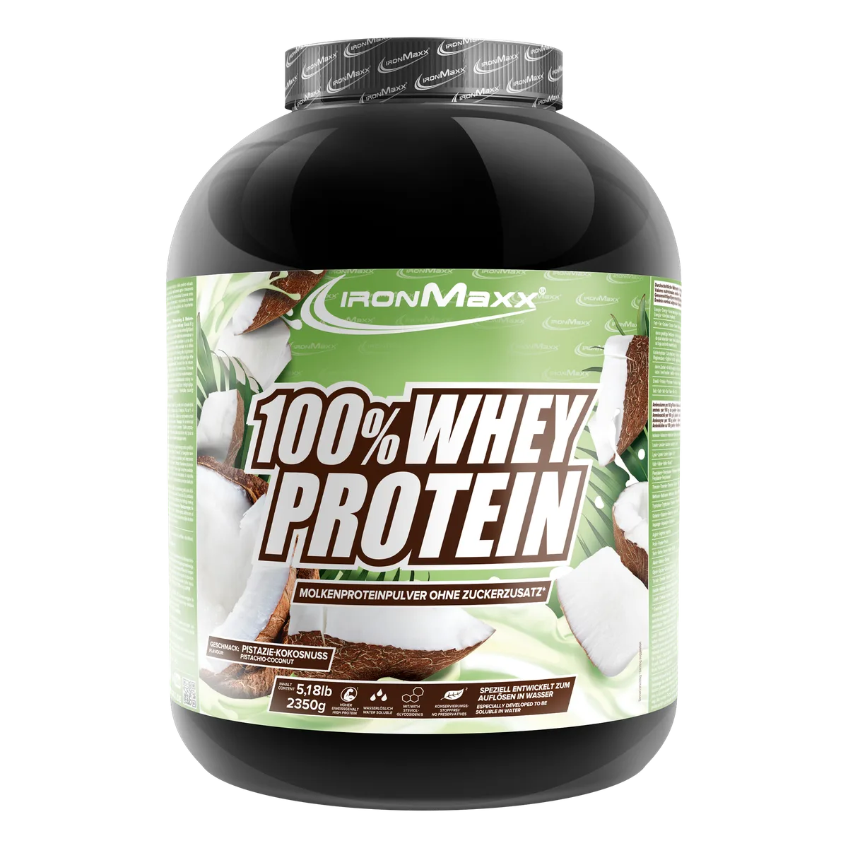 100% Whey Protein (2350g) - Pistazie-Kokos