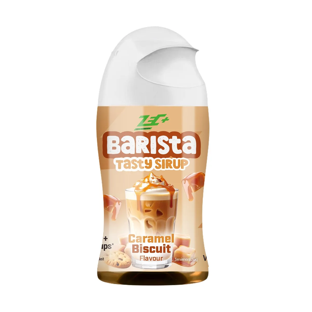 ZEC+ TASTY SIRUP, 65 ml Barista Vanilla Latte / 10 Stück – Bild 3