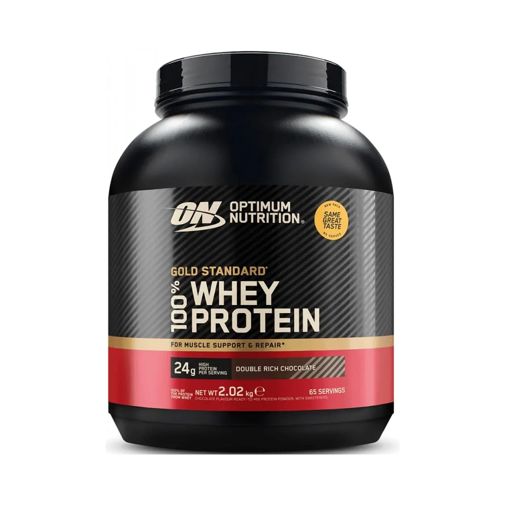 Optimum Nutrition 100% Whey Gold Standard (2000g) Double Rich Chocolate - Eiweiße - Molkenprotein-Mischung