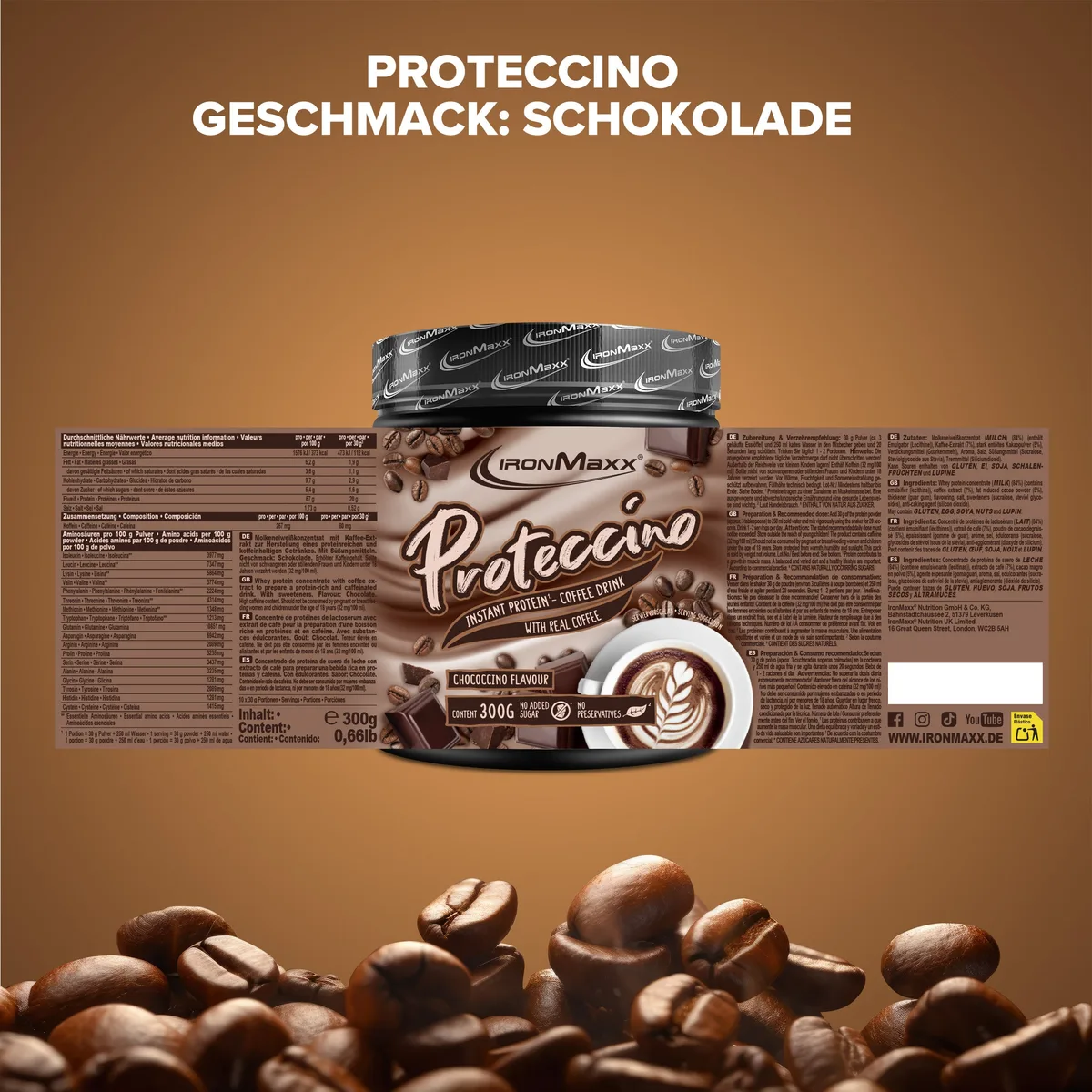 Proteccino (300g) - Chococcino Flavour – Bild 4