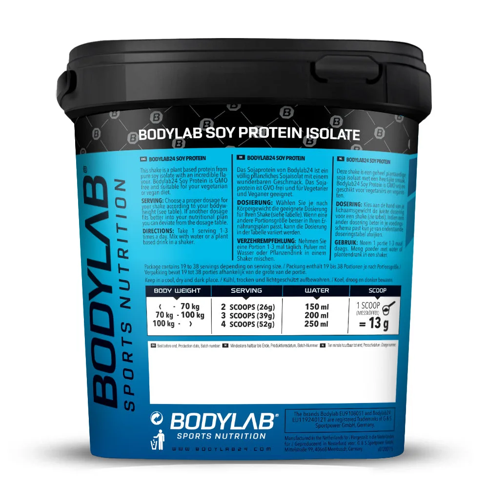 Soja Protein Isolat (1000g) Vanille – Bild 3