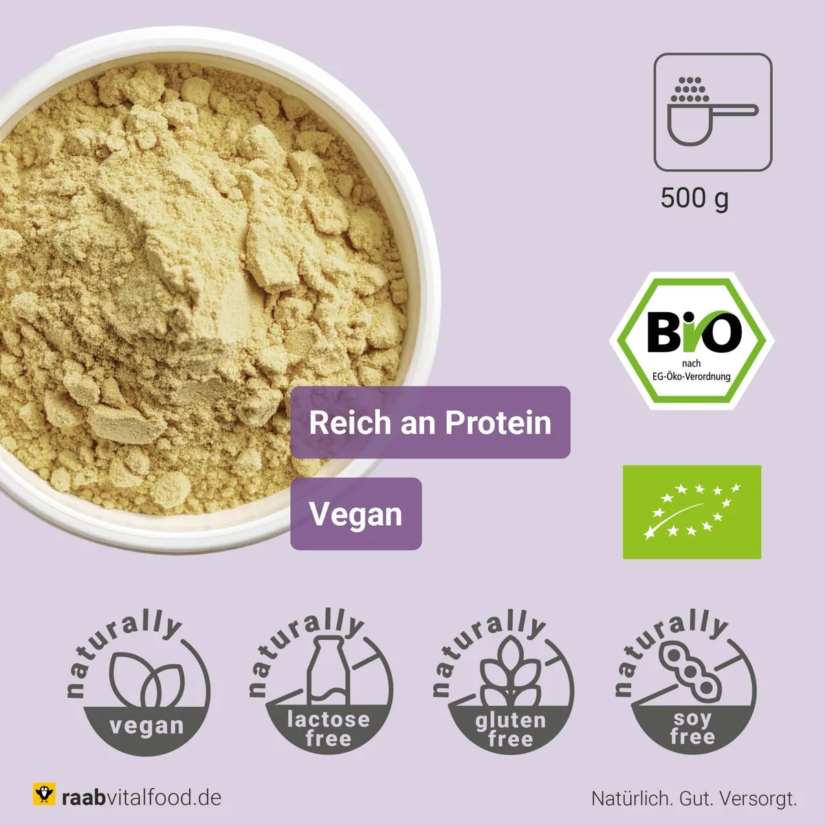 Bio Lupinen Protein Pulver (500g) – Bild 4